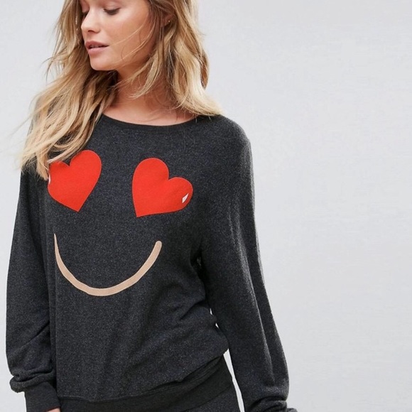 Wildfox Sweaters - WILDFOX • smiley pullover
